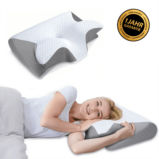 LIKISA NINA - Ergonomisches Nackenkissen für Seiten- und Rückenschläfer